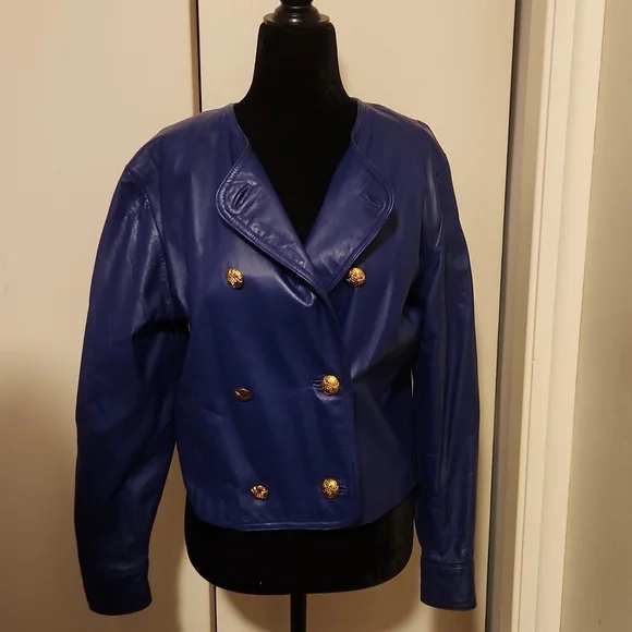 LORD & TAYLOR LEATHER JACKET SIZE 6 - Picture 2 of 6